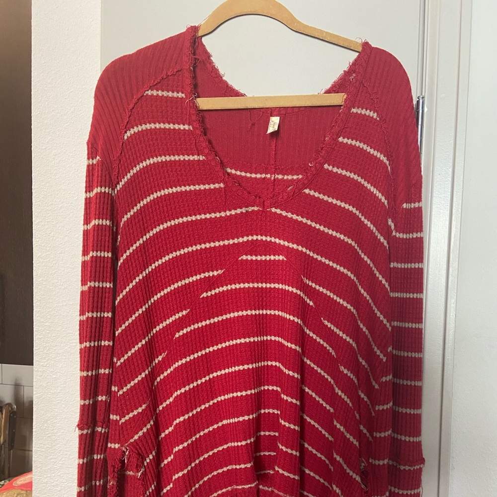 Red Striped Sweater